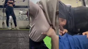 Bokep Indo Ukhti Jilbab Eksib di Gym